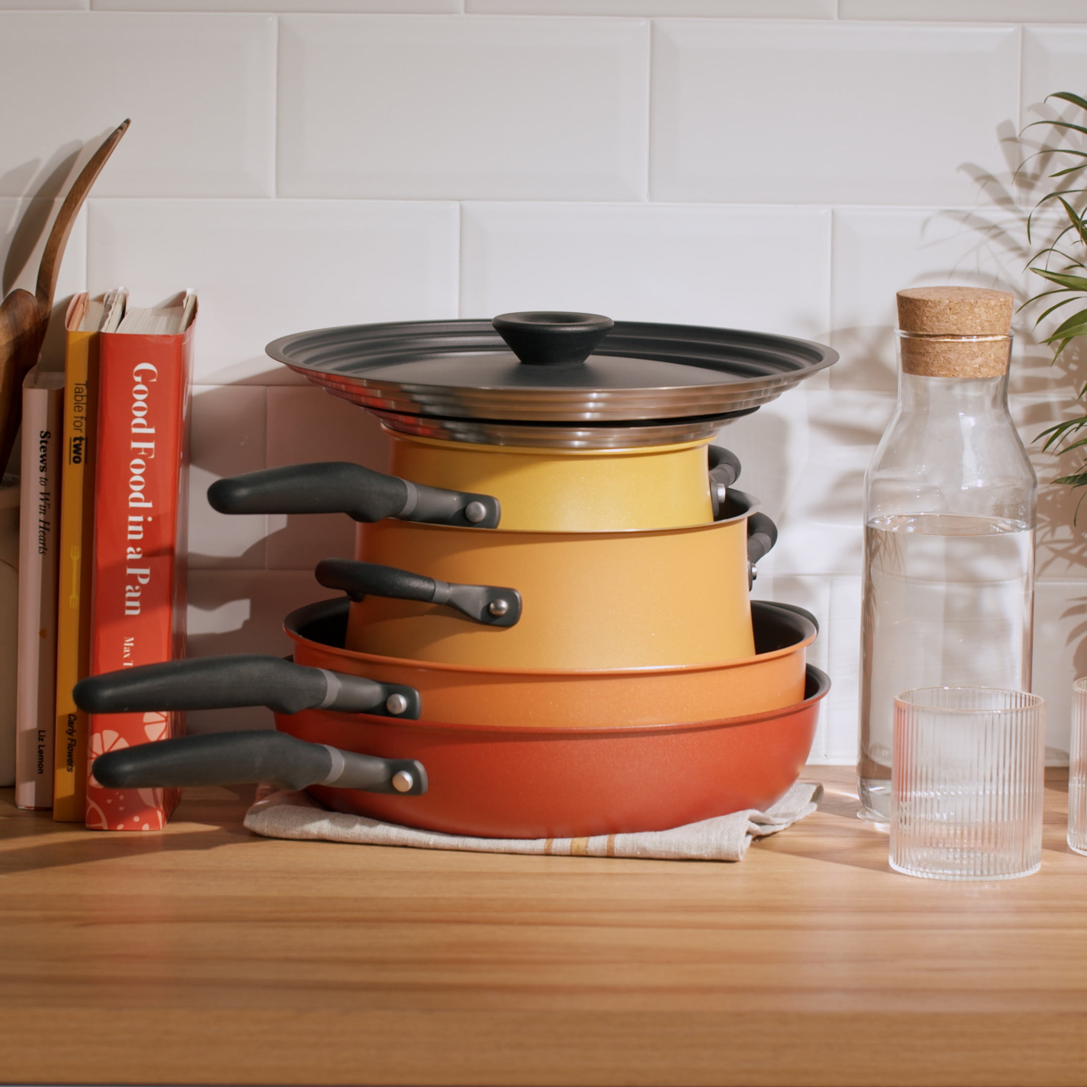 Meyer Bauhaus Series Nonstick Induction 3 Piece Cookware Set