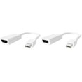 thumbnail image 1 of Adaptador Belkin Mini DisplayPort a HDMI blanco (paquete de 2), 1 of 6