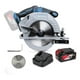 thumbnail image 1 of Sierra Circular Industrial 20v. 7-1/4 Dongcheng 1 Bat 4.0 Ah azul Estándar, 1 of 8