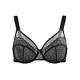 thumbnail image 5 of Aofany Women's Lace Wire Bra Supportive Push Up Solid Color Breathable T-Shirt Bra, Full Coverage Lightly Lined Bra, 34D-46D, 5 of 7