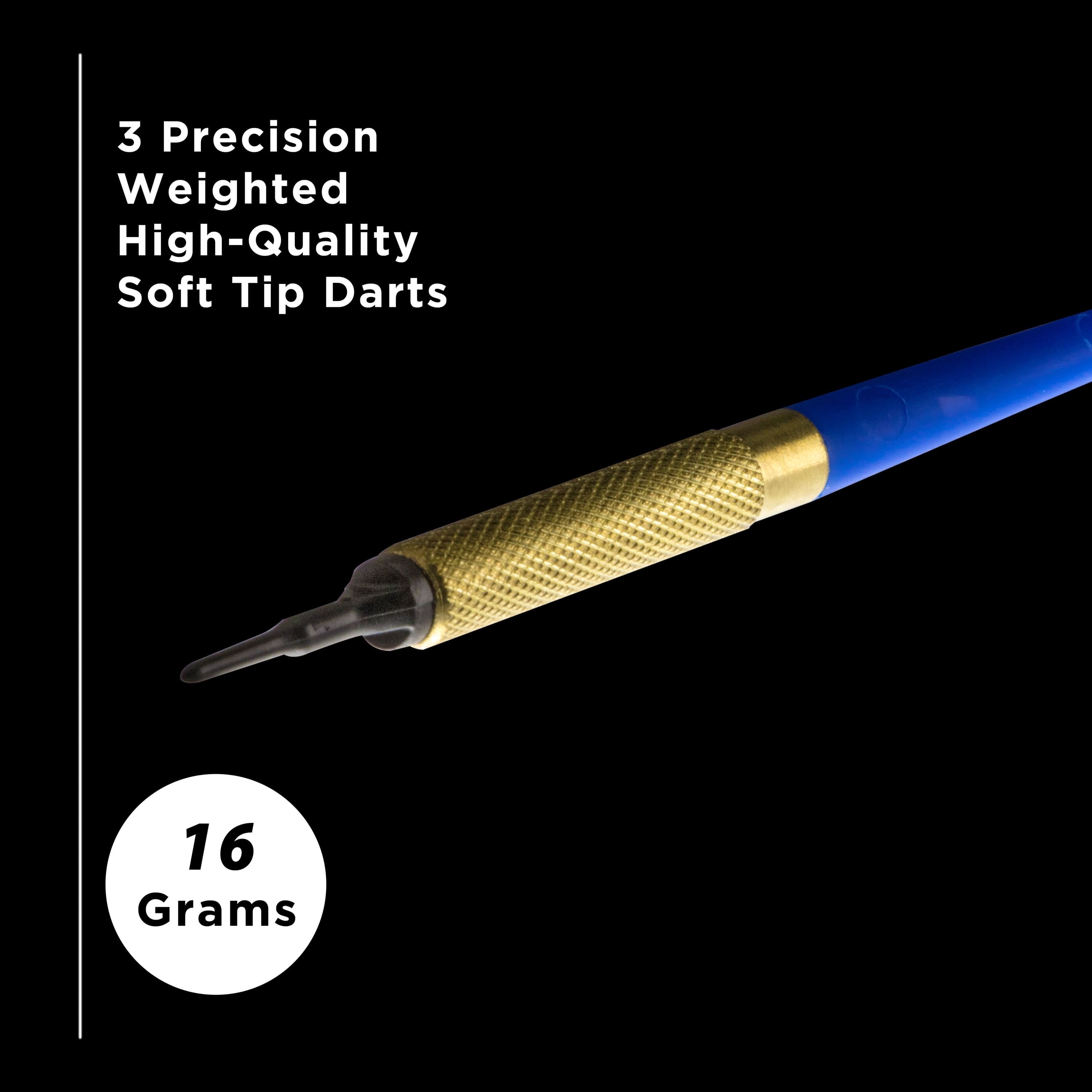 Viper Commercial Bar Darts, 45 Soft Tip Darts, Blue