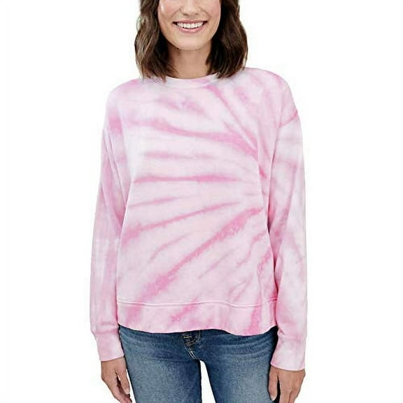 Splendid Tie-Dye Rose Long Sleeve T-Shirt, S