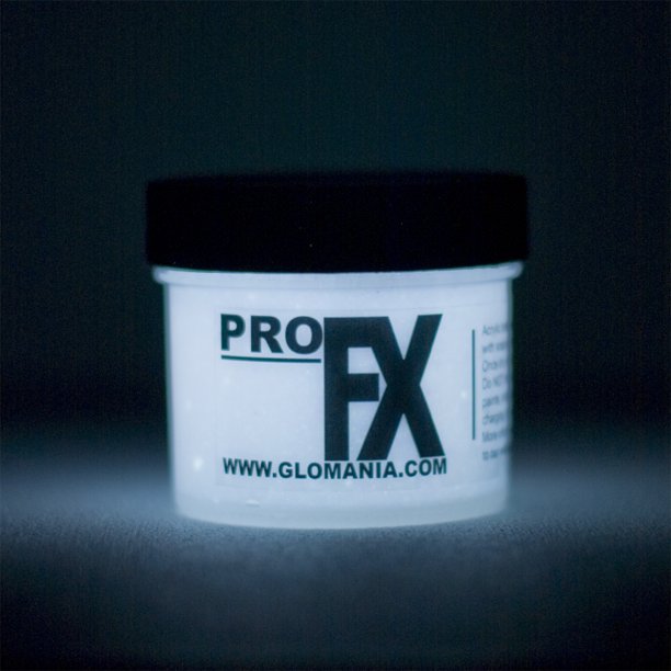 ProFX GID WHITE Glow in the Dark Acrylic Paint1oz