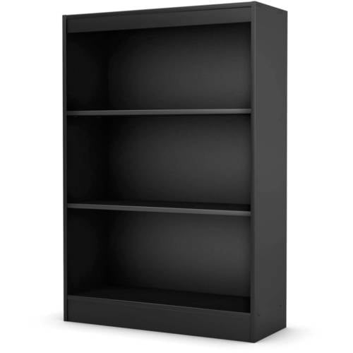 Mainstay Wide Bookshelf Storage Wood Furniture 1 Fixed Shelf 2 Adjustable Shelves Bookcase 3 Shelf Bookcase Black Freebie 3 Shelf Cabinets Racks Shelves Office Products Emosens Fr