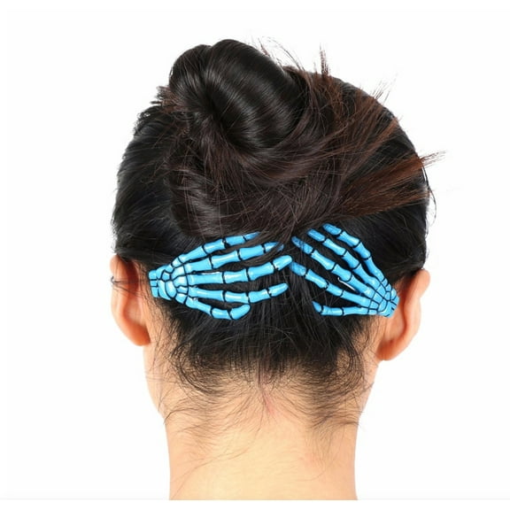 Skeleton Hands Hair Clips Set Of 2