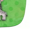 thumbnail image 3 of Caroline's Treasures Baby Bib, Zebra, Green Watercolor Dot, 3 of 3