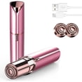 thumbnail image 1 of Facial Hair Remover for Women, Painless Female Facial Hair Shaver Rechargeable, 1 x Replacement Heads Included, The Best Lady Face Electric Razor for Lip, Chin, Arms, 1 of 6