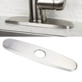 thumbnail image 1 of Kitchen Faucet Plate Sink Hole Cover Deck Plate Escutcheon Brushed Nicke US, 1 of 9