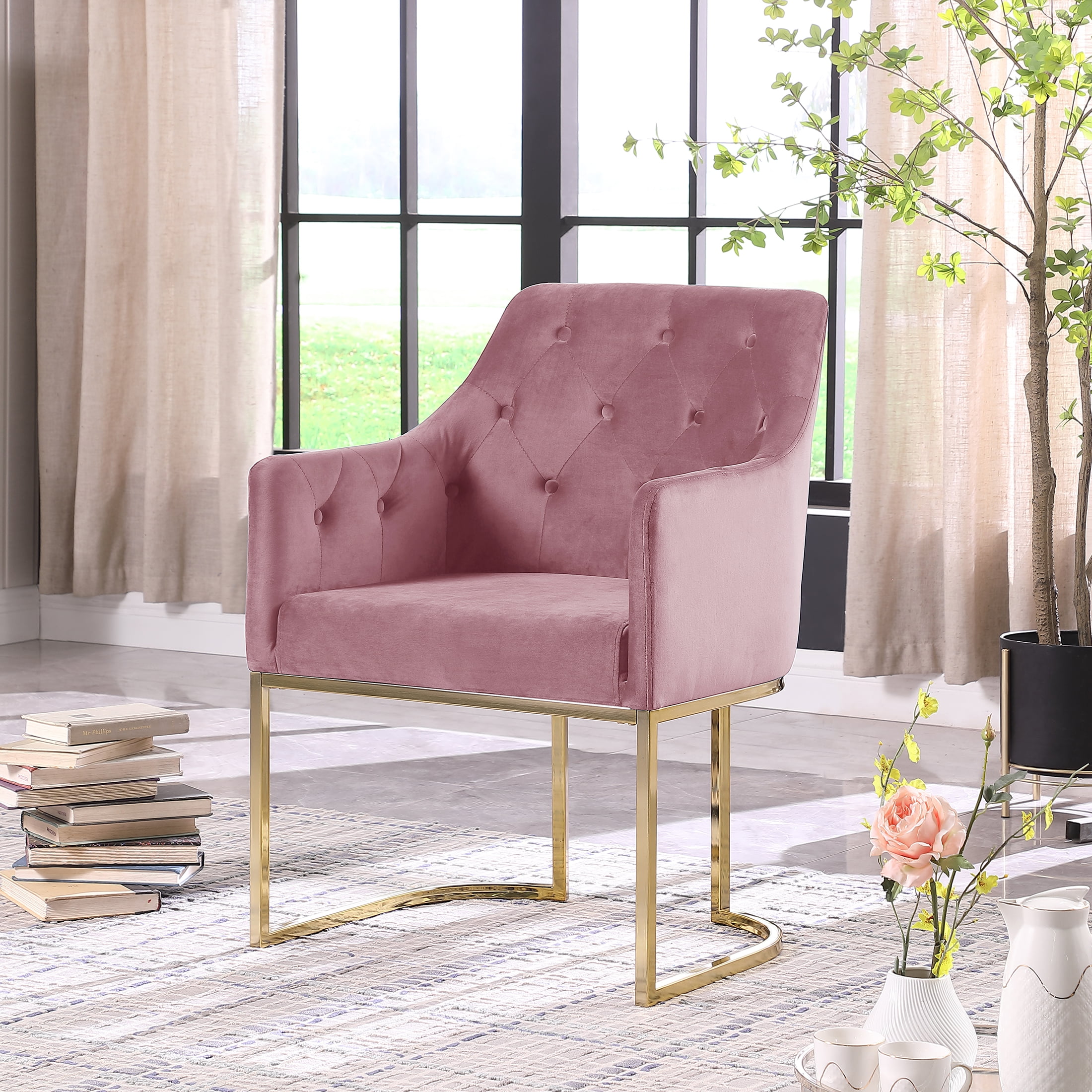Blush pink chair cushions shop