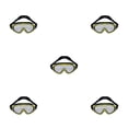 thumbnail image 2 of Gafas de buceo Naiovety Profesional Ajustables A prueba de niebla Interior Exterior, 2 of 6