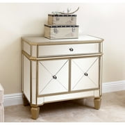 Devon & Claire Gold Mirrored Rachel Console Cabinet