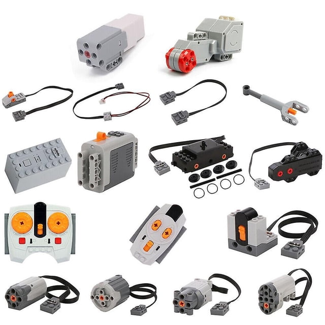 Tekniska delar Servo Motor Batterilåda IR Infraröd Fjärrkontroll Mottagare PF Modell Kompatibel med eds Block Bricks db