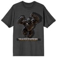 thumbnail image 6 of Transformers Rise Of The Beasts Optimus Primal Crew Neck Short Sleeve Charcoal Heather Men's T-shirt-XL, 6 of 7