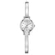 thumbnail image 5 of Reloj de cuarzo con correa de aleación de moda con números y esfera redonda, elegante reloj femenino (oro rosa y negro), 5 of 5
