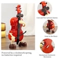 thumbnail image 6 of Animated Cello Music Box with Swaying Motion – Ngheia Red Musical Instrument Ornament for Home Decor, Music Lovers, Soothing Soft Music Player for Desk & Shelf (Easter & Mother’s Day Gift Idea), 6 of 7