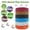 B, variant on ZZkhGO Mosquito Repellent Bracelet 12 Pack Reusable Leather, Adjustable Insect Repellent Wristband with Citronella, Deet-Free Bug Repellent Band for Adults Kids Indoor Outdoor