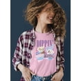 thumbnail image 2 of Dippin’ Dots Ice Cream Delight - Retro Pastel Graphic Women's T-shirt, 2 of 4