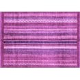 thumbnail image 1 of Ahgly Company Indoor Rectangle Abstract Purple Modern Area Rugs, 2' x 5', 1 of 4