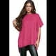 thumbnail image 1 of Suéter Holgado de Corta con Hombros Caídos para Mujer, Color Rojo Rosa, Talla M, 1 of 9