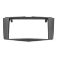 thumbnail image 4 of Fascia Trim, ABS Plastic Central Console Navigation Panel Gapless Fit Black 2DIN  For Car, 4 of 8