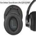thumbnail image 2 of 1 Pair Ear Pads for Anker Soundcore Life Q20 Q20BT Headphone Replacement Ear Pad Cushion Cups Cover Earpads Repair Parts, 2 of 6