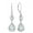 04_Apr._Cubic Zirconia, variant on PYNZY Sterling Silver Wedding Earrings for Brides, Teardrop Dangle Created Aquamarine Birthstones Earrings with Leverback for Women Jewelry Gifts