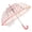Flamingos, variant on Canopi by ShedRain 52" Auto Open Bubble Rain Umbrella - Clear