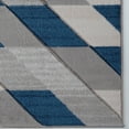 thumbnail image 3 of Beautiful Super Soft Modern Indoor Vincenza Collection Doormat Carpet for Bedroom Living Room Dining Room in Grey-Blue, 2' x 3'3"(60cm x 100cm), 3 of 4