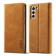 thumbnail image 3 of Compatible with Samsung S21 Plus Wallet Case, PU Leather Flip Folio Case with Card Holders RFID Blocking Kickstand [Shockproof TPU Inner Shell] Phone Cover For Samsung Galaxy S21 Plus,Brown, 3 of 11