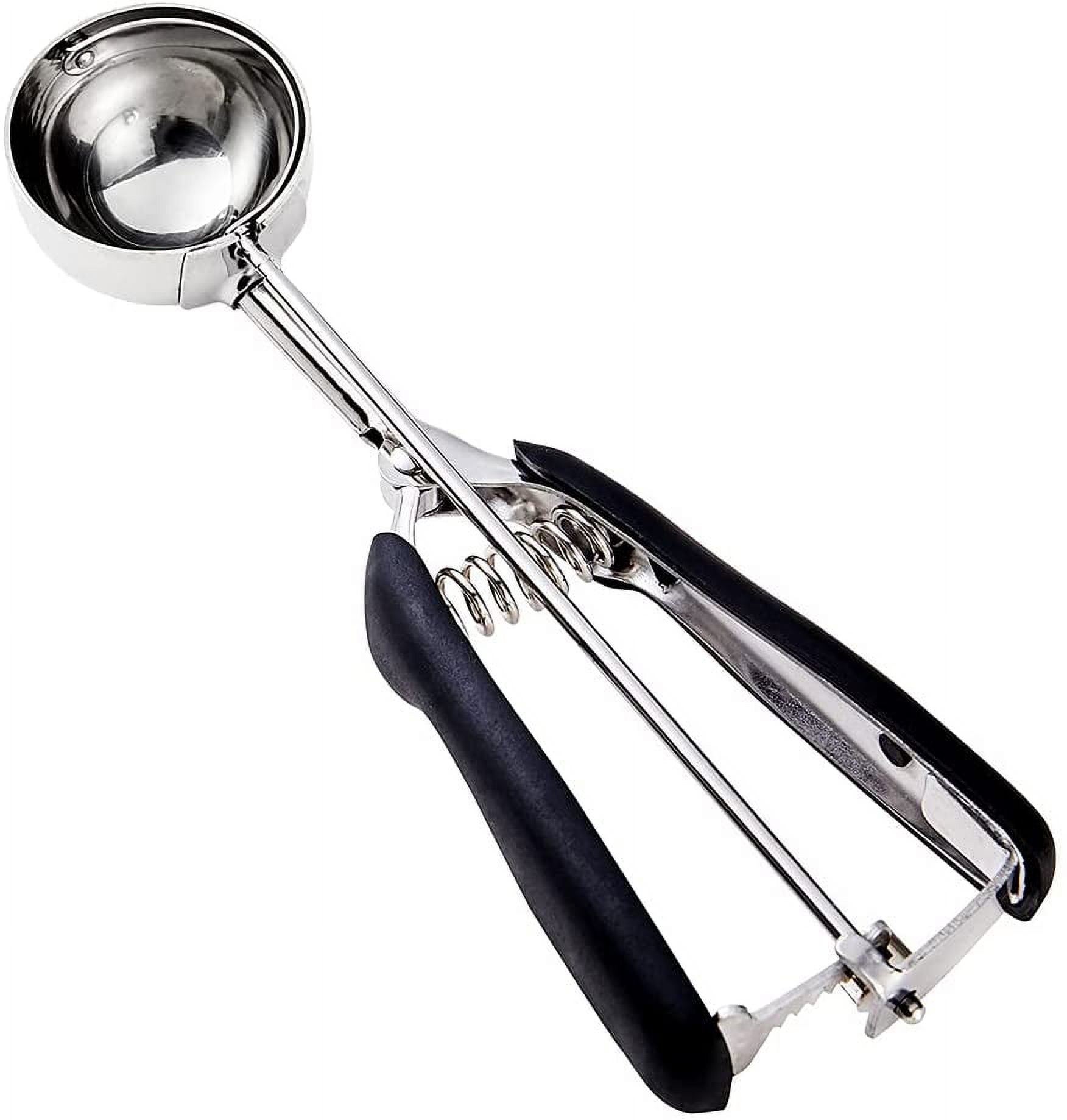 Large Cookie Scoop. 3 Tbsp Cookie Scoop for Baking, Cookie Dough Scoop,  Cupcake Scoop, 2 3/32 inches / 53 mm Ball, 18/8 Stainless Steel, Secondary