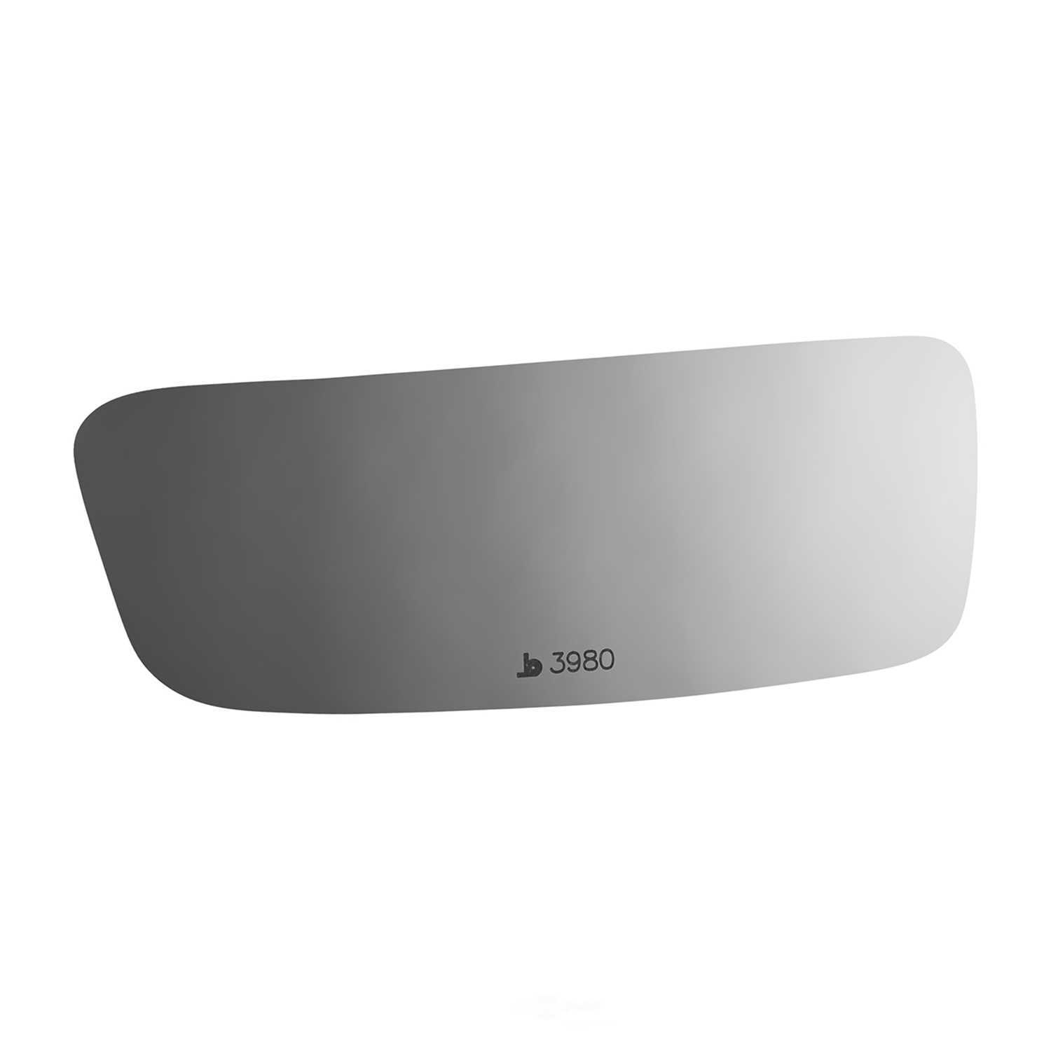 Burco Side View Mirror Replacement Glass - Clear Glass - 3980