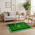 thumbnail image 3 of ODIKA Football Field Sport Theme With Yard Line Stripes And Goal Marks Non-Slip Chair-Friendly for Home Office, Gaming Room, Under Desk, 3 of 7
