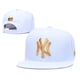 thumbnail image 1 of 2021 Moda MLB NY Gorra Plana Bordado Sombrero Redondo Hip Hop, 1 of 4