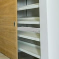 thumbnail image 4 of EIGTaillockers Étagère à Tension Extensible Étagère Étroite Extensible Étagère de Garde-Robe Extensible Étagère Extensible Étagère de Casier Organisateur de Casier, 4 of 8