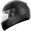 Duke DK-110 Full Face Helmet, Matte Black