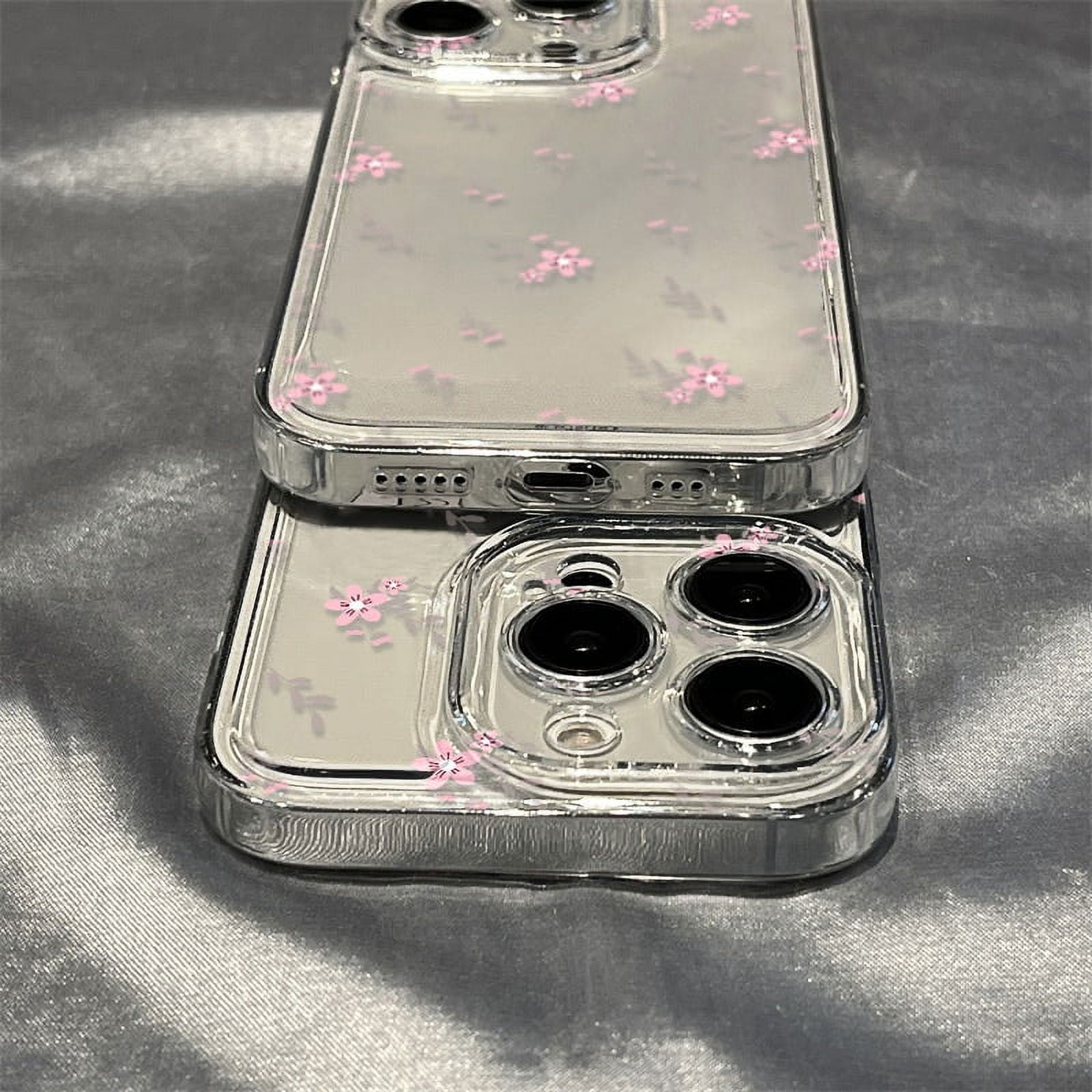 Transparent Flower Phone Case For iPhone 13 Case for iPhone