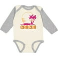 thumbnail image 3 of Inktastic Cancun Mexico Sunset Girls Long Sleeve Baby Bodysuit, 3 of 5
