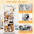 thumbnail image 3 of Almacenaje y organizador para animales de peluche Woodure, madera blanca, 3 of 6