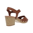thumbnail image 2 of Style & Co. Womens Andreas Faux Leather Platform Heel Sandals, 2 of 2