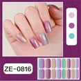 thumbnail image 4 of Yiran French Nail Polish Sticker Set, ZE0807, 4 of 9