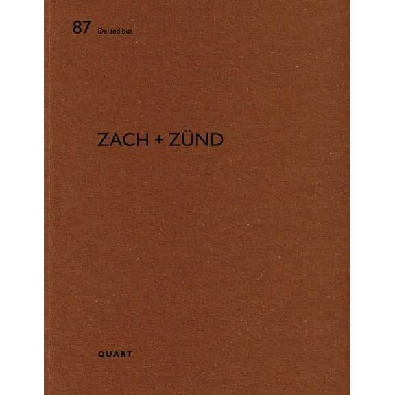 Zach   Zund : De aedibus (Paperback)