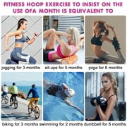 NETNEW Hula Circle Hoop Fitness Hoop Exercise Hoop for Adults Kids Hula Rings for Sports Playing