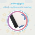 thumbnail image 3 of Gymnastics Mat 8'x2'x2" Foldable Tumbling Mats with Carrying Handles Four Fold Thick Exercise Mat for Home Aerobics Stretching Yoga, Star, 3 of 8