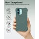 thumbnail image 5 of Compatible con funda para iPhone 16 Pro Max de 6.9" | Doble protección contra caídas MIL-STD | Compatible con MagSafe | Elegante funda de silicona líquida - Azul, 5 of 7