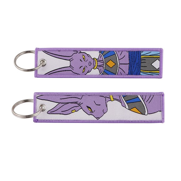 Cool Anime Key Tag Keychain Backpack Holder Goku Master Roshi Cartoon Anime Key Chain Bag Car Keyring Accessories Gifts 7