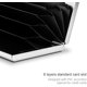 thumbnail image 4 of Portatarjetas de crédito de aluminio, portatarjetas de visita de metal delgado con bloqueo RFID, 6 ranuras para sus tarjetas de crédito, 2 piezas, negro + plateado, 4 of 5