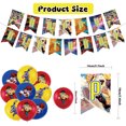 thumbnail image 3 of 32Pcs For Invincible Party Decoration Kit – Includes Banner, 18 Balloons,13 Cupcake Toppers for Themed Celebrations, 3 of 4