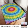 thumbnail image 3 of Rainbow Tie Dye Mandala Pattern Door Rugs,Washable Non Slip Door Mats Indoor,Decorative Door Mats,Entry Mat Indoor for Entrance,Bedroom,Kitchen,Bathroom,20"x32", 3 of 6