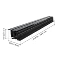 thumbnail image 5 of KFFKFF Drawer Slides Undermount, 40-inch, Comprehensive Extension Ball Bearing for Under Stair Cabinets, 260 LB Weight Tolerance Sturdy Lower Stair Cabinet Slide Tracks, Suitable for DIY Swap, Black, 5 of 9