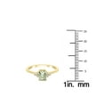 thumbnail image 4 of SZUL Women's Green Amethyst and Diamond Regal Ring in 10K Yellow Gold, 4 of 6